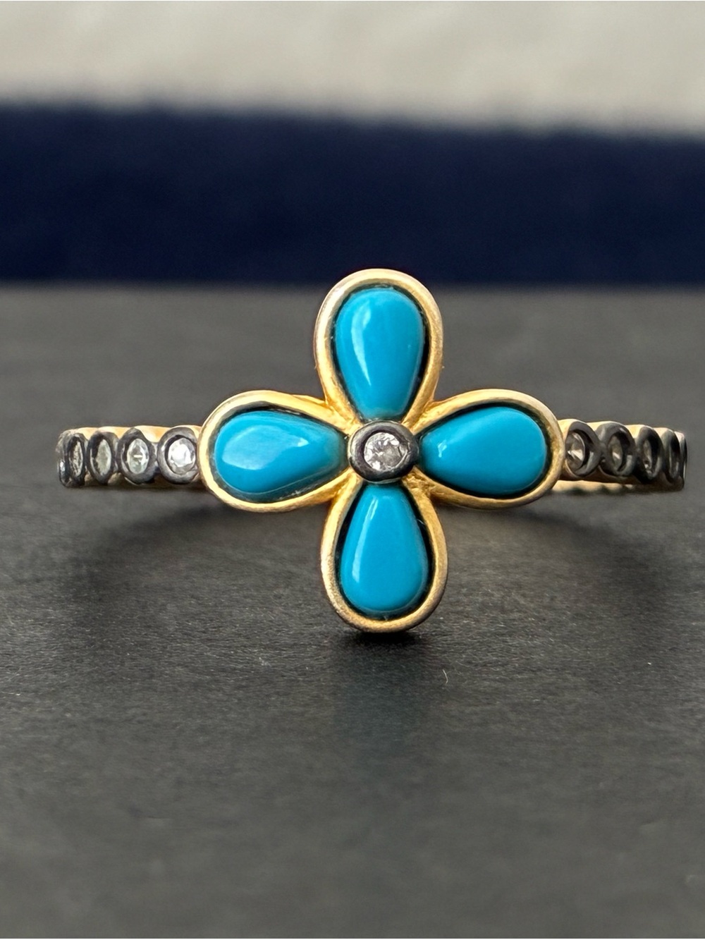 Freida Rothman Flower Ring - Women's Jewelry Sz 8.5